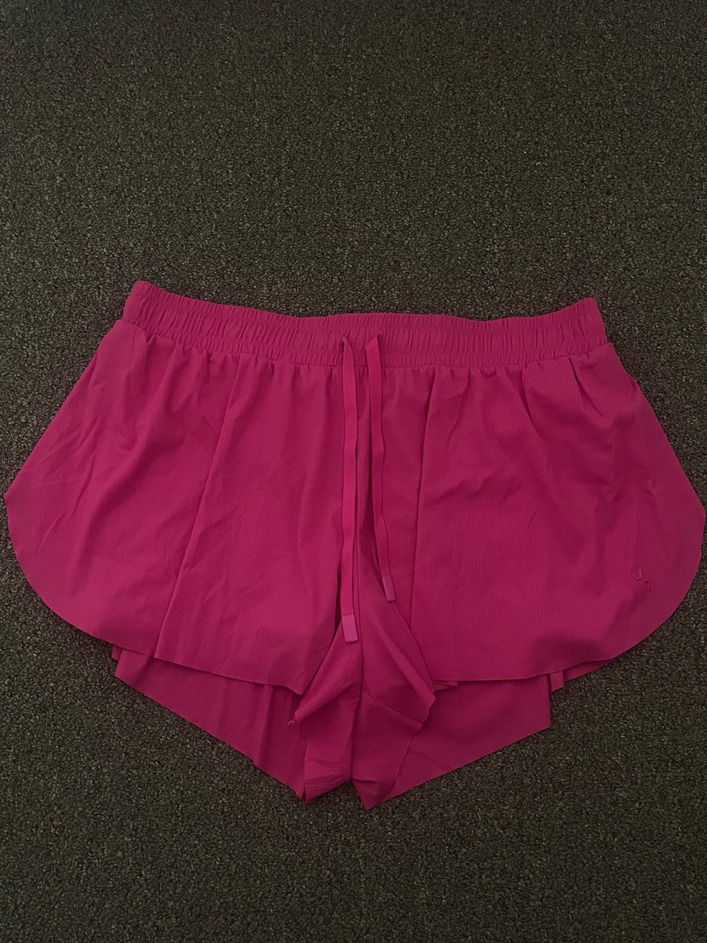 Women’s Hot Pink Athletic Shorts with Drawstring